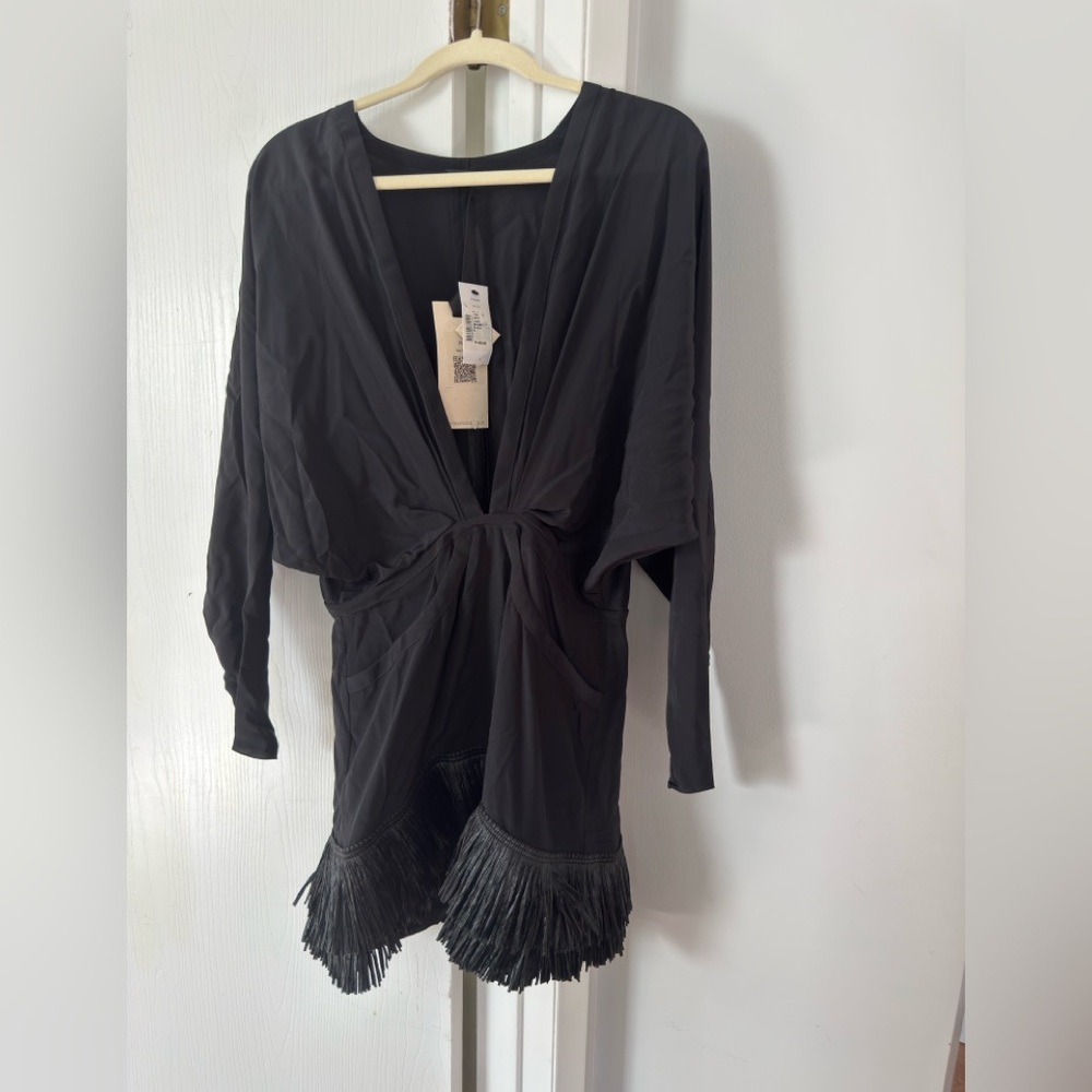 JOHANNA ORTIZ Mojito Nights Silk Raffia Minidress - Picture 4 of 8